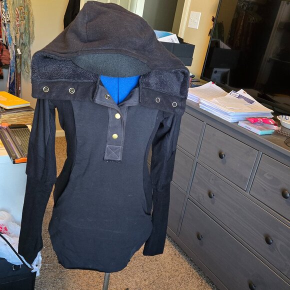 Crossfox Sentinel Pullover BLACK NWOT L - Picture 2 of 6